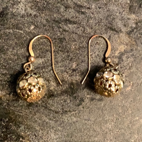 Triple stranded necklace and earrings (3 items for $15) - Picture 2 of 5